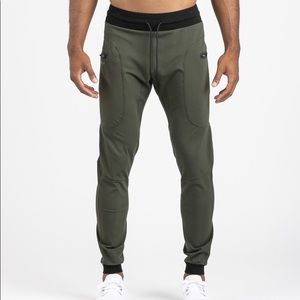 BYLT Mens Elite+ Premium Joggers Dark Olive Medium